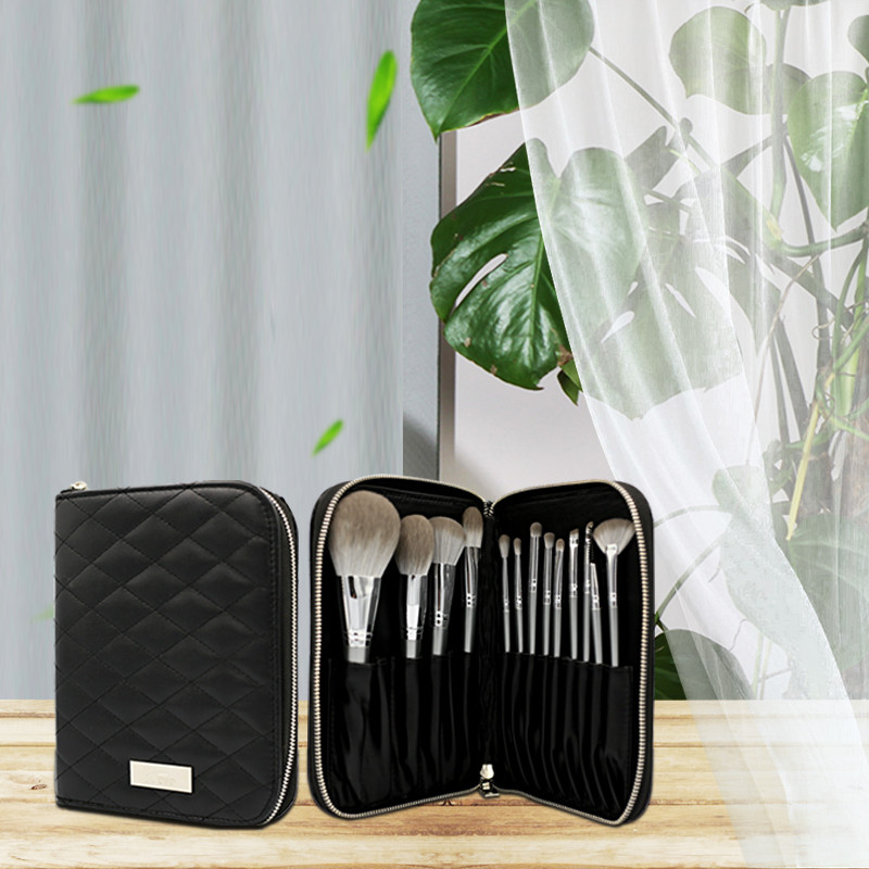 China PU Leather Professional Makeup Brush Bag with Brush Wholesale-03