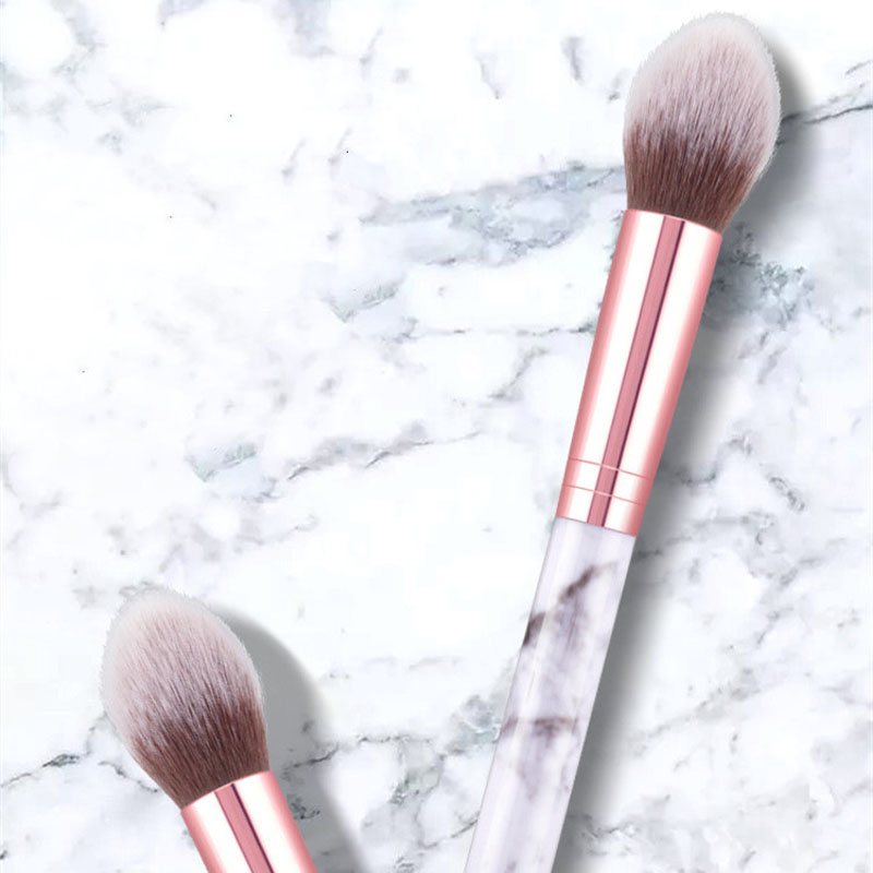 Customize Good Mlilti-style Makeup Marble Highlighter Brush-02