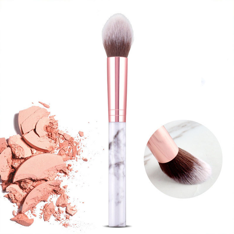 Customize Good Mlilti-style Makeup Marble Highlighter Brush-04
