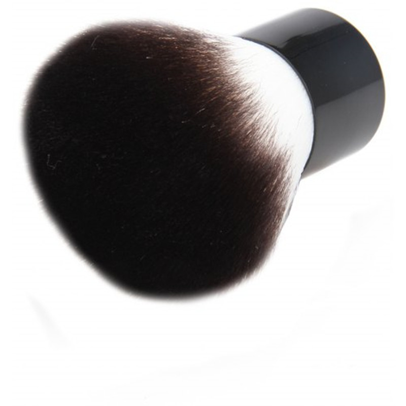 Super Soft Synthetic Bristle Black Kabuki Brush-02