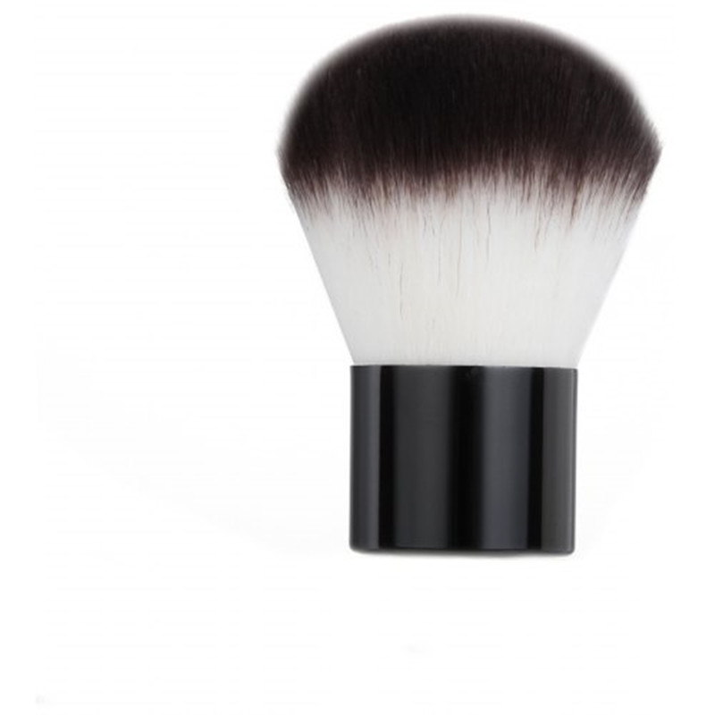 Super Soft Synthetic Bristle Black Kabuki Brush-03