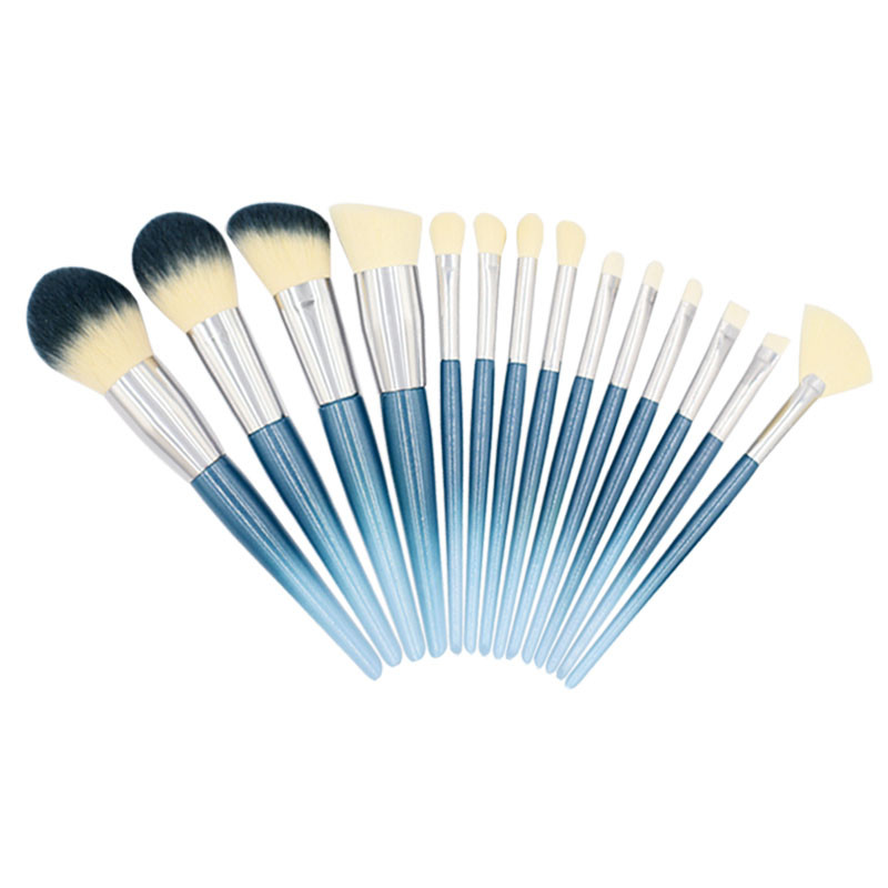 China Ombre handle and brush bristle Cosmetic Brush Manufacturers Customized-02