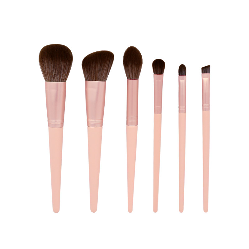 Custom pink handle makeup brush kits Factory From China-03