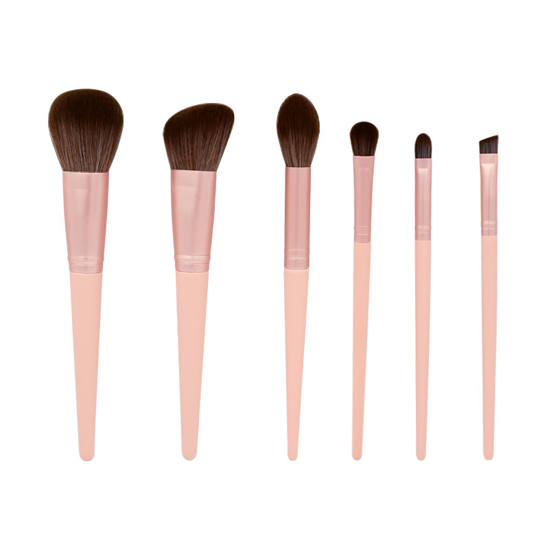 Custom pink handle makeup brush kits Factory From China