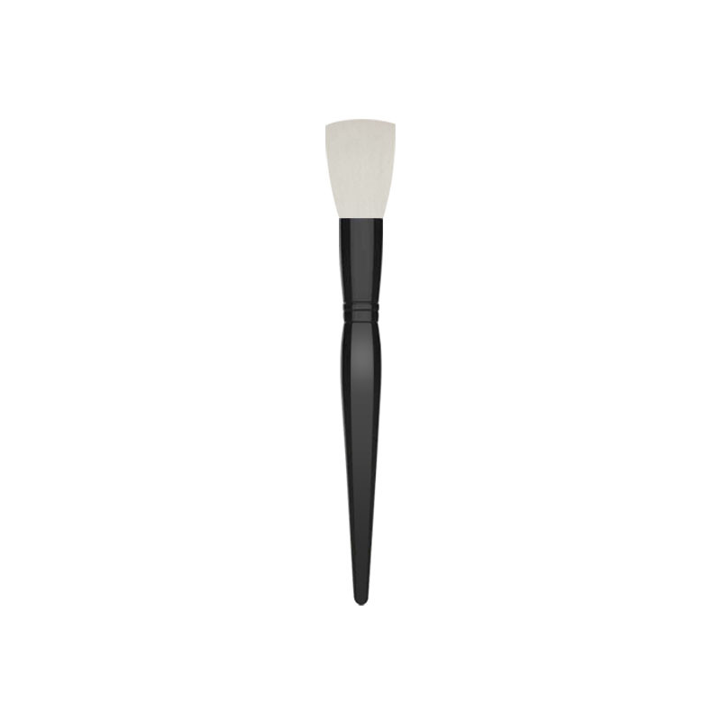 Design Flat Foundation Brush with White Nano Synthetic Hair-03