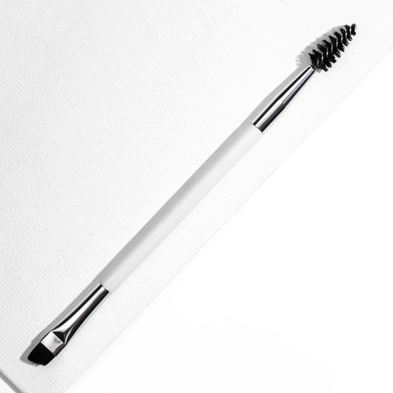 Double Head Eyebrow Spoolie Brush with Vegan Synthetic Hair-01