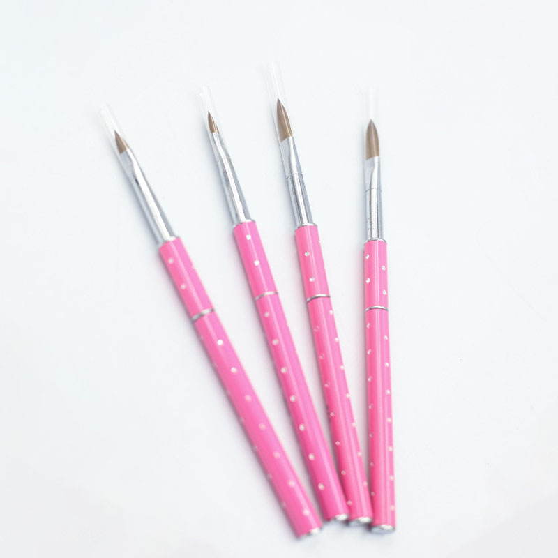 Mixed Pink Rod Nail Brush-03