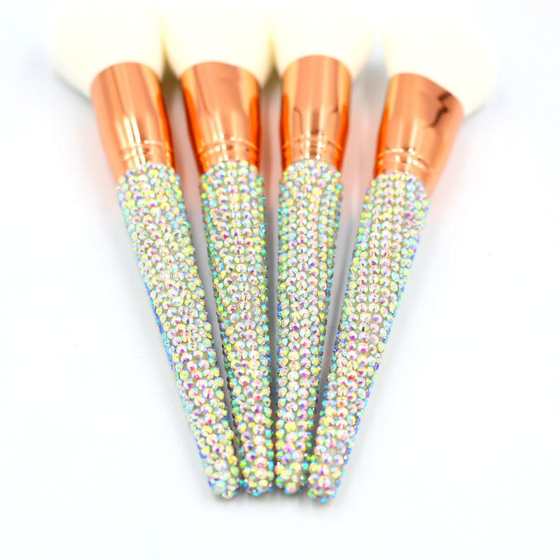 New Special Bling Rhinestone Handle Custom Makeup Brushes Factory-02