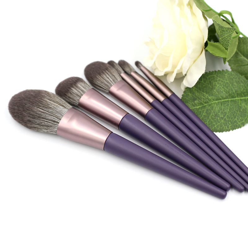 Romantic Purple Makeup Brush Set-05