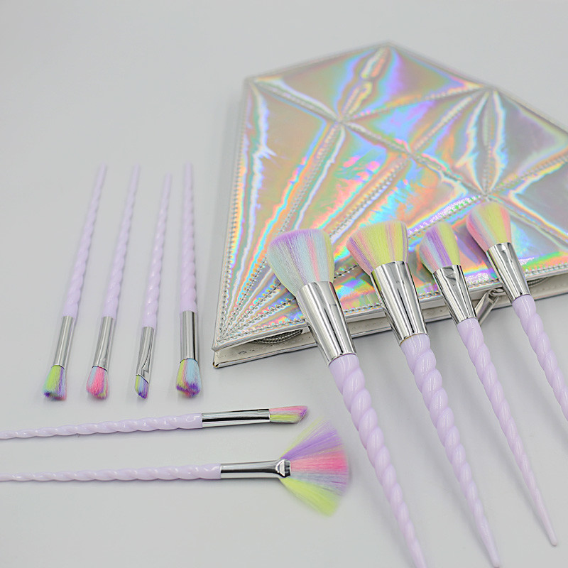 Top Quality Christmas Gift Unicorn Makeup Brush Set Wholesale