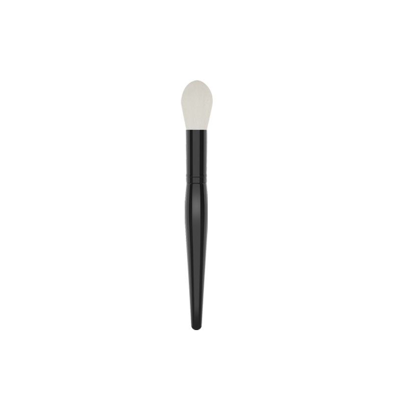 Ultra Soft White Brush Bristle Vegan Eco-friendly Powder Brush-04