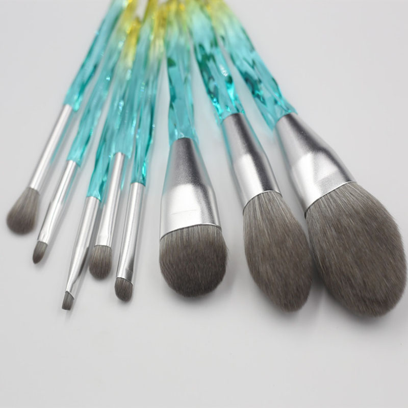 highclass grey micro fiber makeup brush set-03