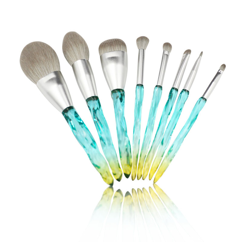 highclass grey micro fiber makeup brush set-05