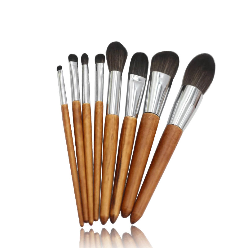 wood handle durable ferrule brush for beauty-01