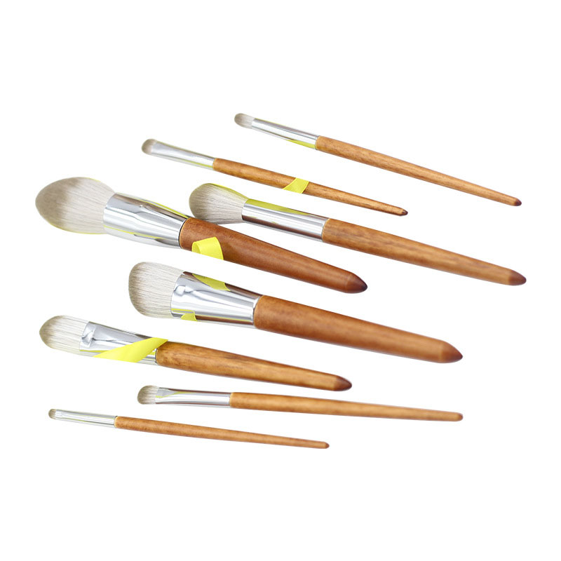 wood handle durable ferrule brush for beauty-02